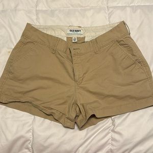 Old Navy 3” Rolled Oats Color Shorts